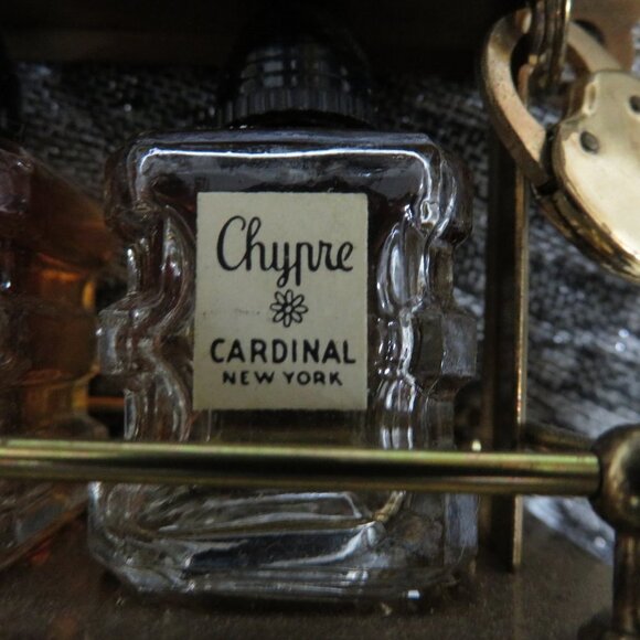 TANTALUX BY CARDINAL PERSONAL EAU DE PARFUM BAR WITH TAG, HEART LOCK & KEY 1938 - Picture 12 of 12